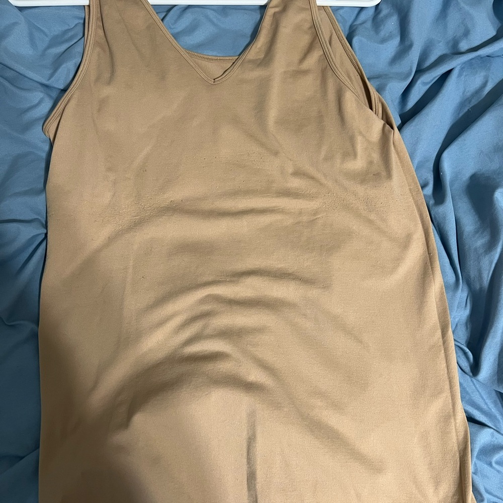 Tan Sleeveless Top